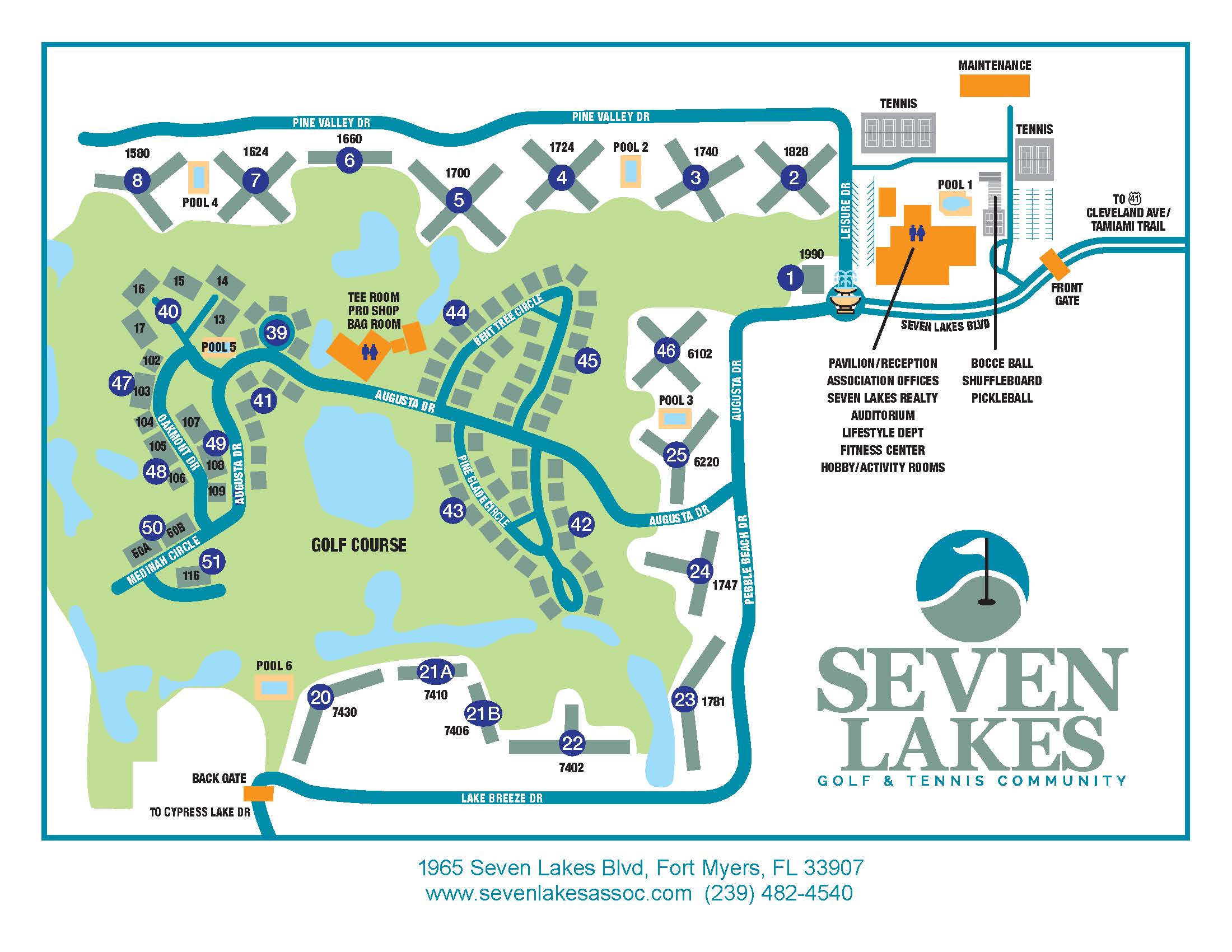 Seven Lakes Map Seven Lakes Golf Tennis Community Association   5adfea7c 141d 2633 E0ec 8b54c4005a2e